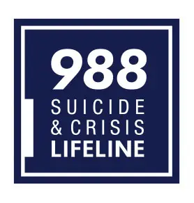 Suicide and Crisis 988 symbol